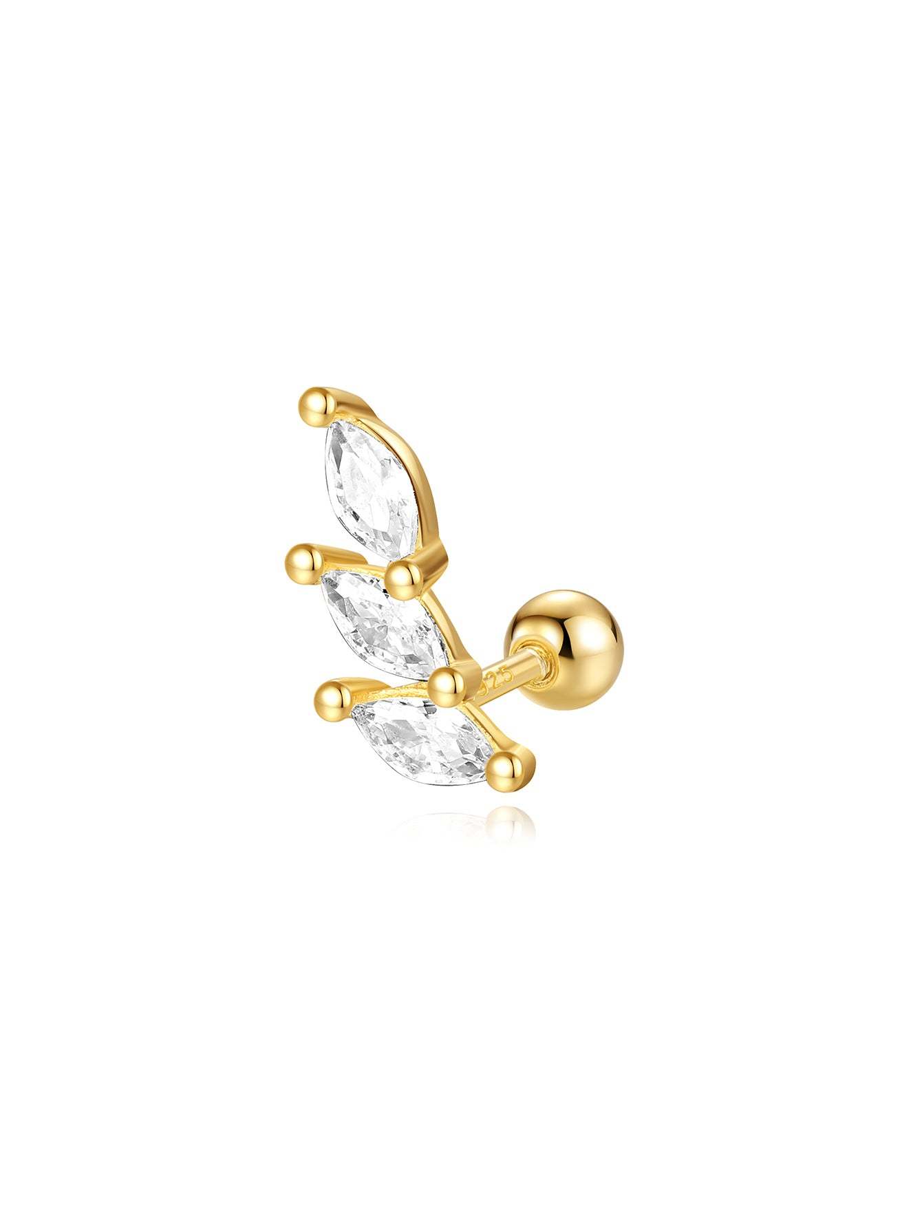 S925 Tassel Butterfly Pendant Zircon Earrings Series-Olarajewelry