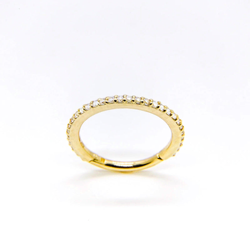 S925 Minimalist Zircon Daith Earring-Olarajewelry