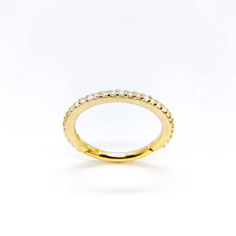 S925 Minimalist Zircon Daith Earring-Olarajewelry