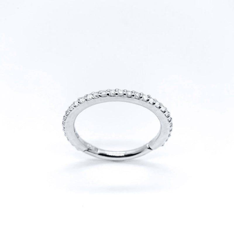 S925 Minimalist Zircon Daith Earring-Olarajewelry