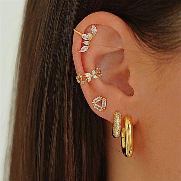 Olara Crown Cuff Earring-Olarajewelry