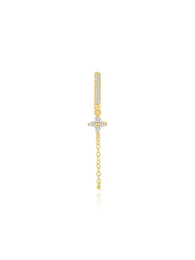 S925 Olara Blossom Chain Earring-Olarajewelry