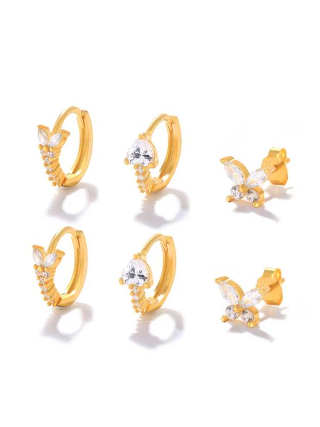 Olara Flower Zircon Fashion All Match Series-Olarajewelry