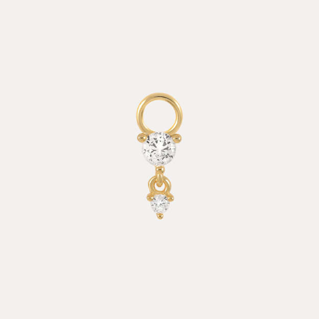 Olara Zircon Drop Earring Charms-Olarajewelry