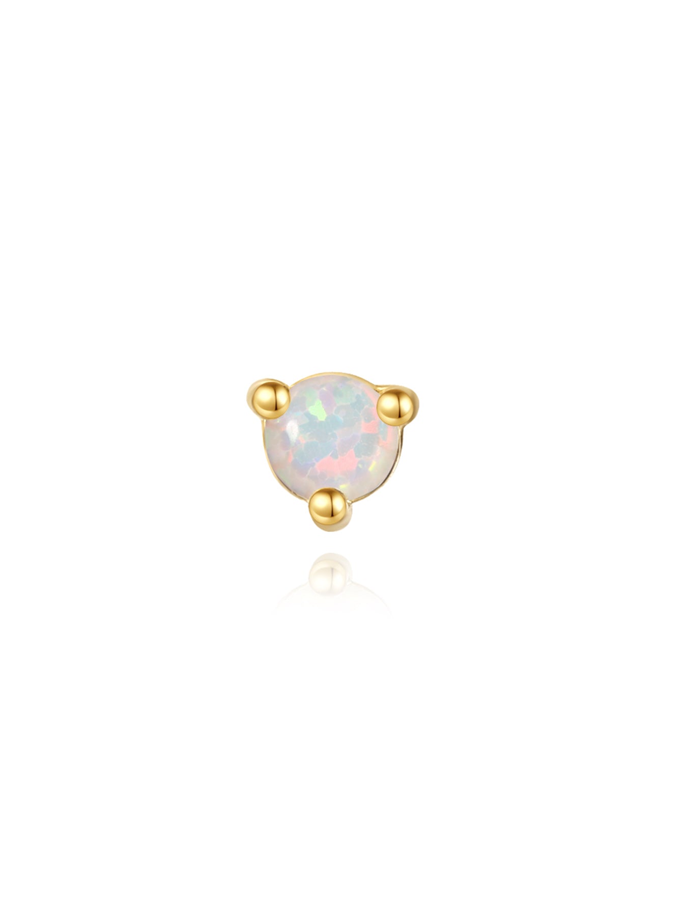 S925 Opal Earrings Simple Fashion Set-Olarajewelry