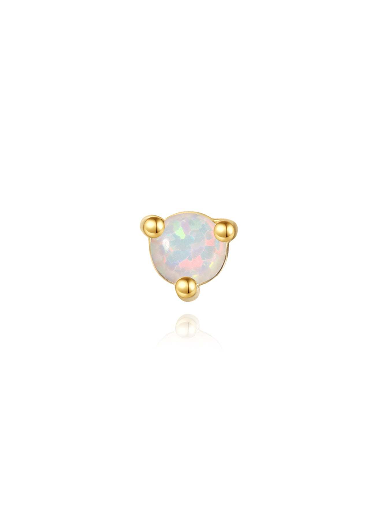S925 Opal Earrings Simple Fashion Set-Olarajewelry
