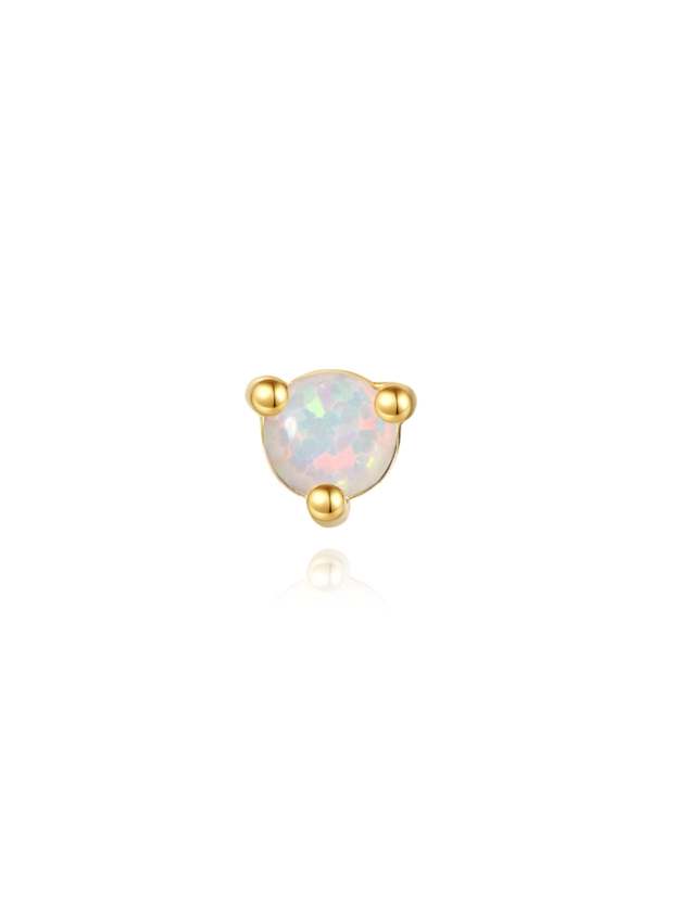S925 Opal Earrings Simple Fashion Set-Olarajewelry