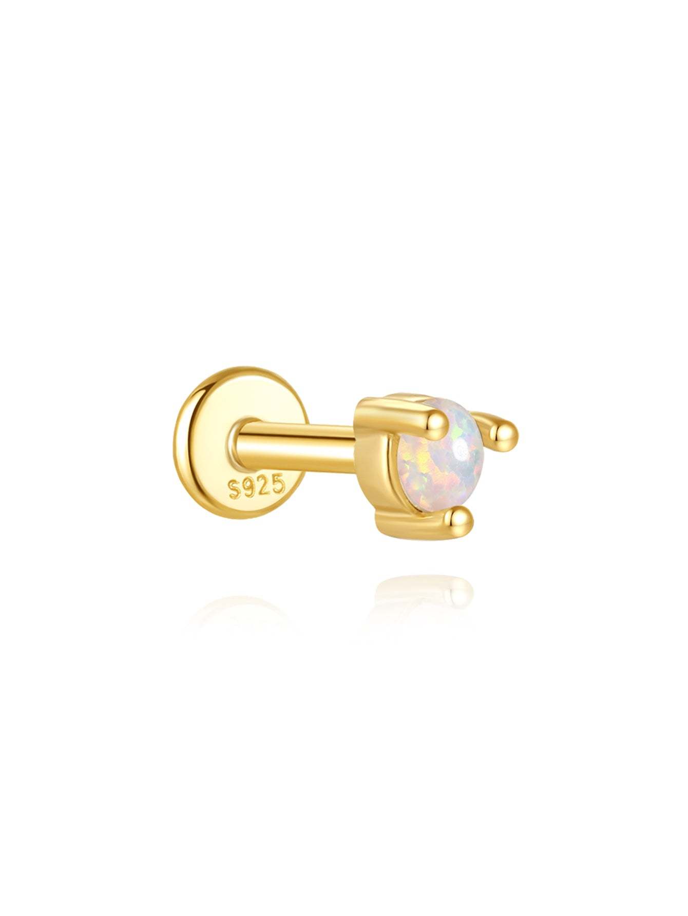 Pink Oil Drop S925 Earring Set-Olarajewelry