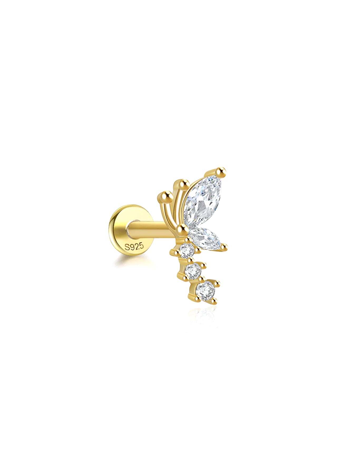 S925 Fashionable Versatile Flower 5 Piece Series-Olarajewelry