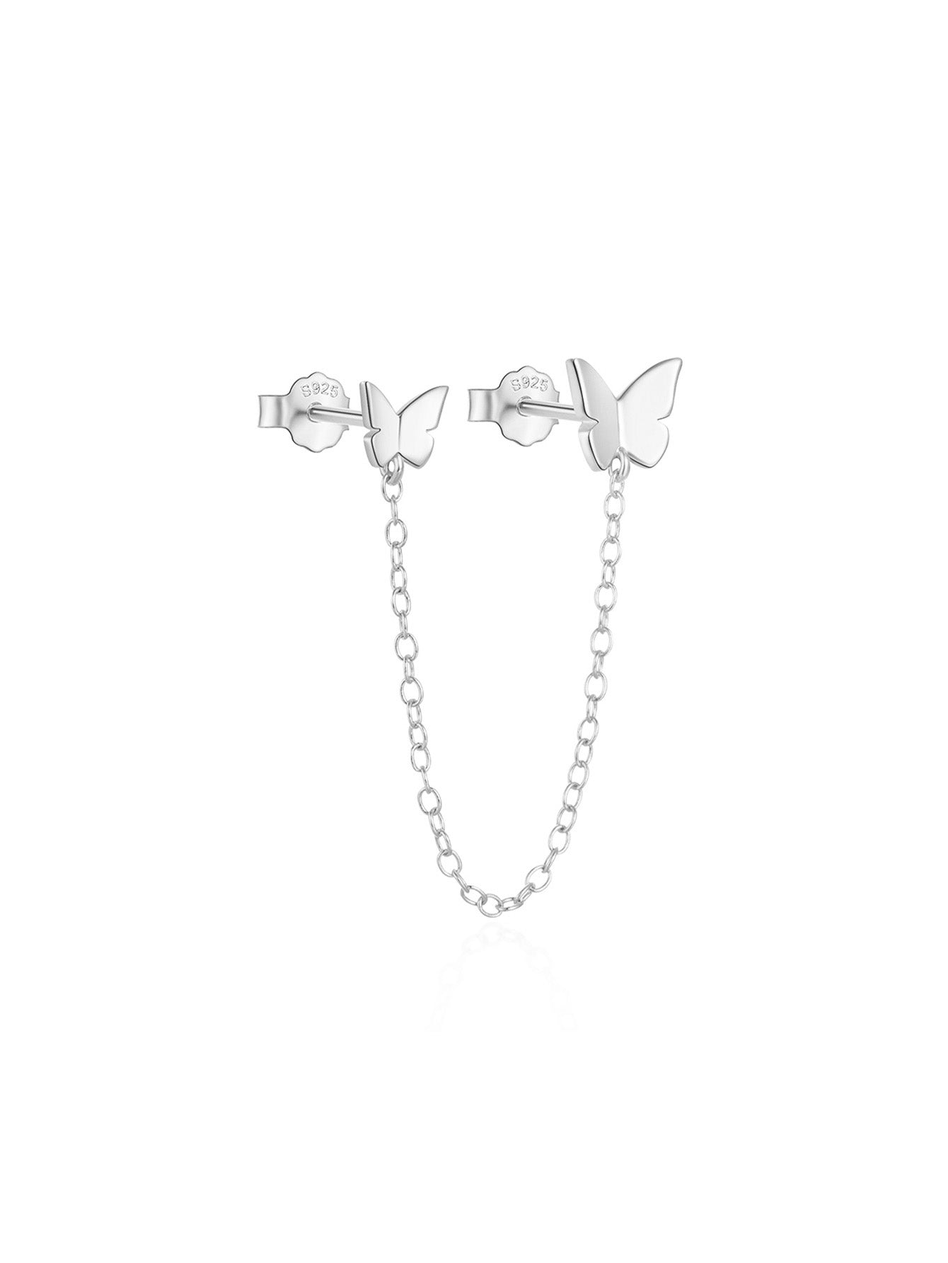 S925 Olara Fashionable Butterfly Zircon All Match Series-Olarajewelry