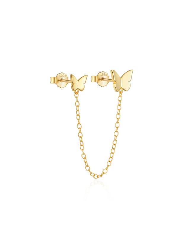 S925 Olara Fashionable Butterfly Zircon All Match Series-Olarajewelry