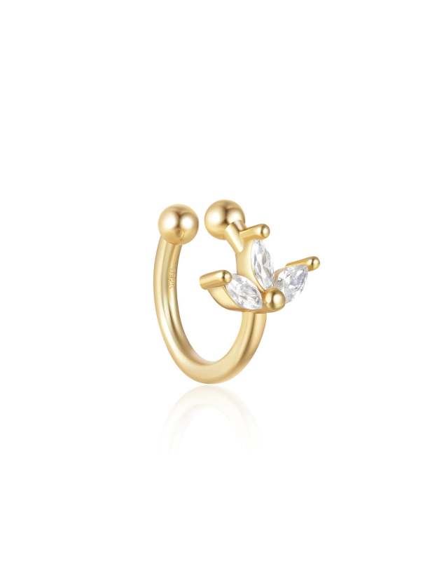 S925 Marquise Zircon Ear Clip Earring-Olarajewelry