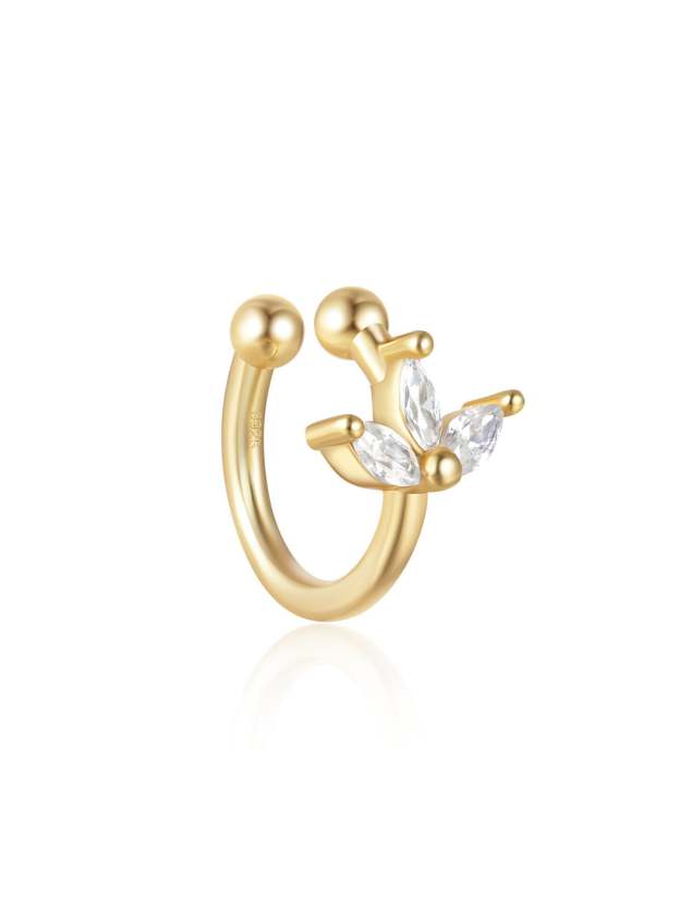 S925 Sparkle Flower Stud Earring Set-Olarajewelry