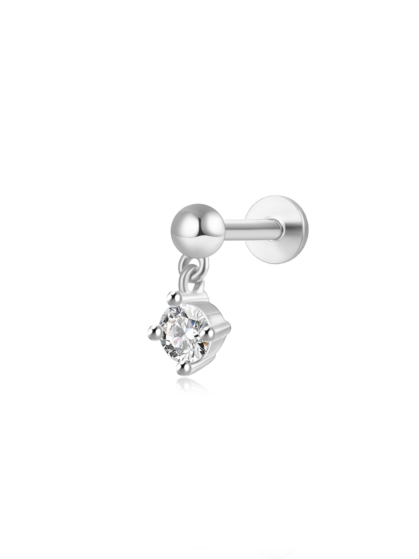 S925 Sparkling Zirconia Tassel Pendant Earring Set-Olarajewelry