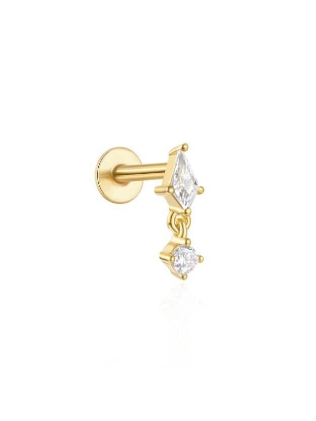 Elegant Small Ear Piercing Stud-Olarajewelry