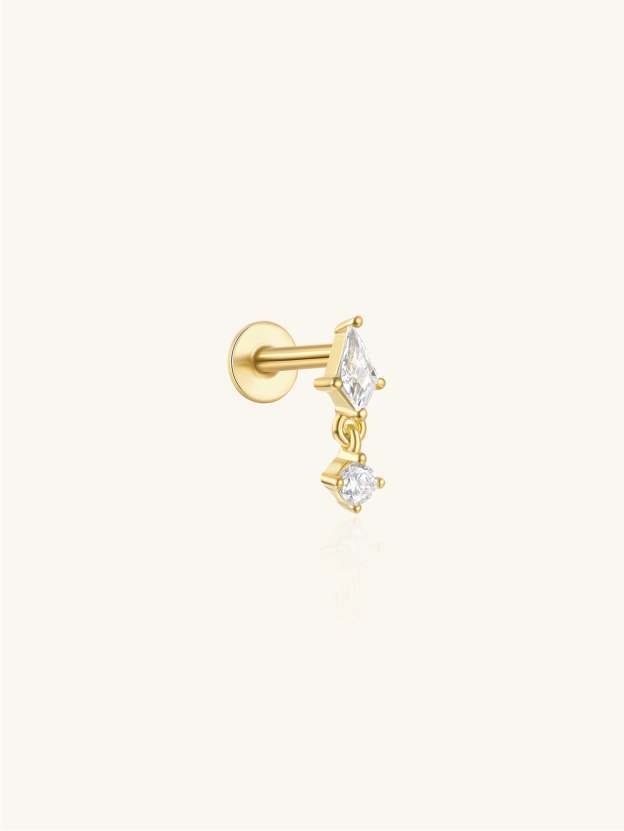 Elegant Small Ear Piercing Stud-Olarajewelry