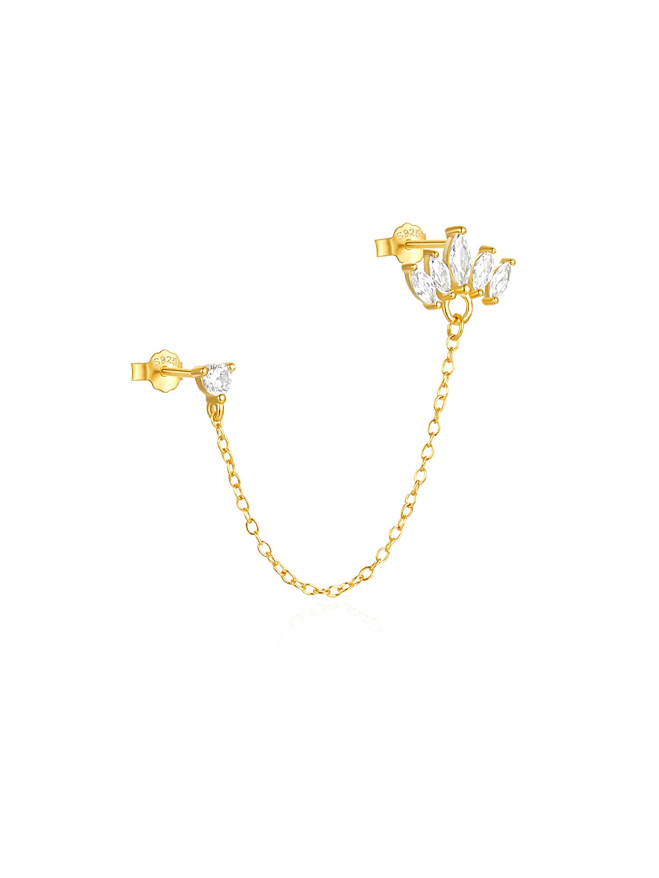 S925 Fashionable Versatile Flower 5 Piece Series-Olarajewelry