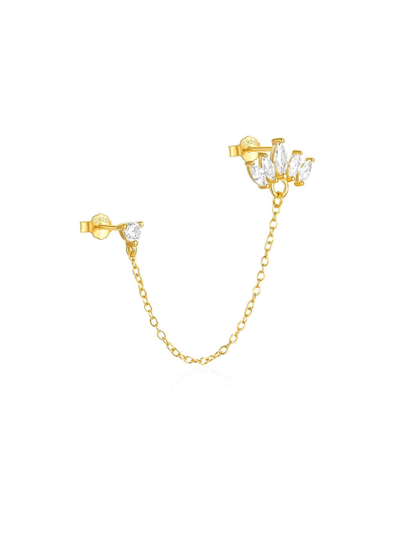 S925 Fashionable Versatile Flower 5 Piece Series-Olarajewelry