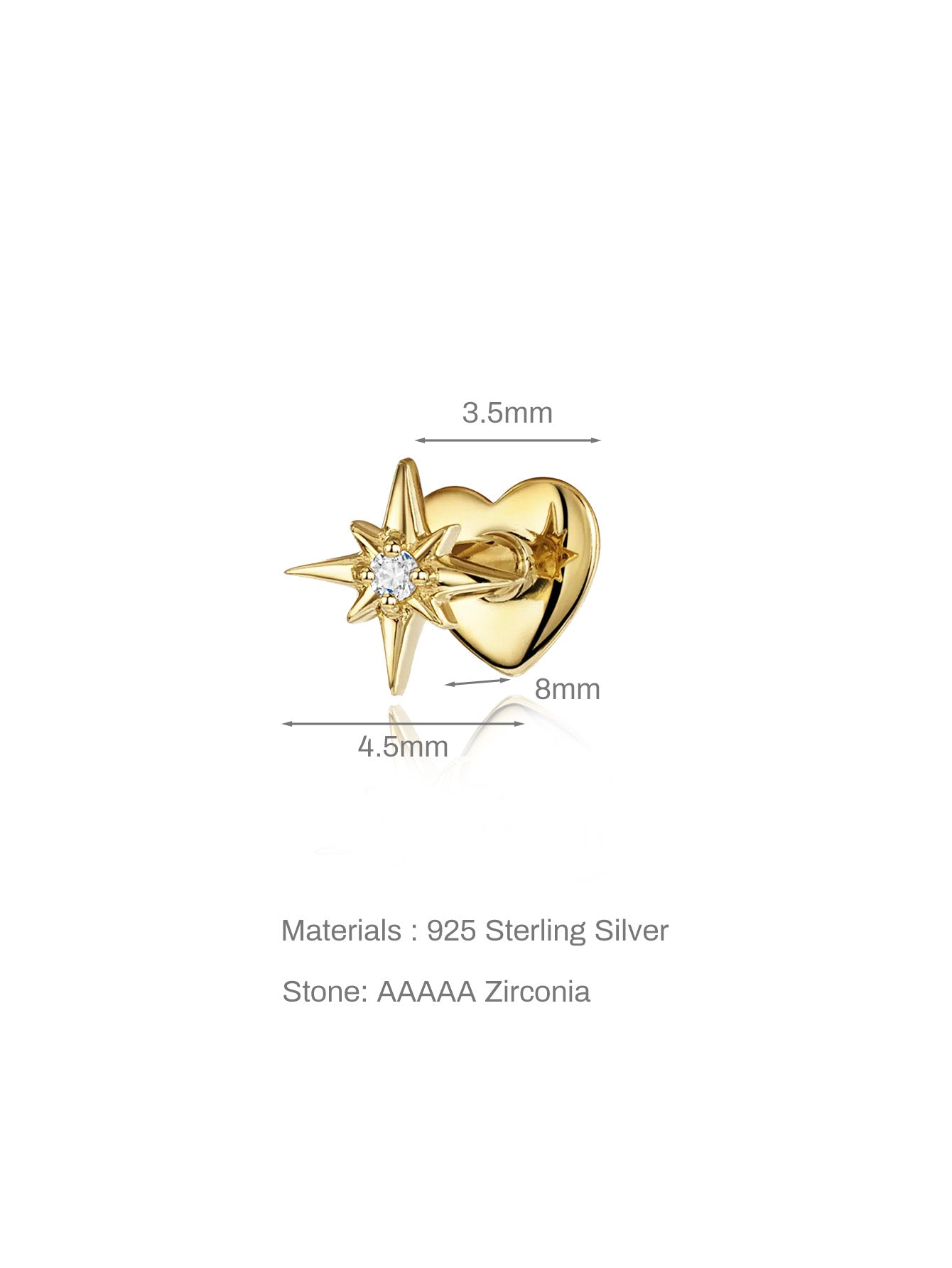 S925 Starry Ear Lovely Fashion Studs Earring Collection-Olarajewelry