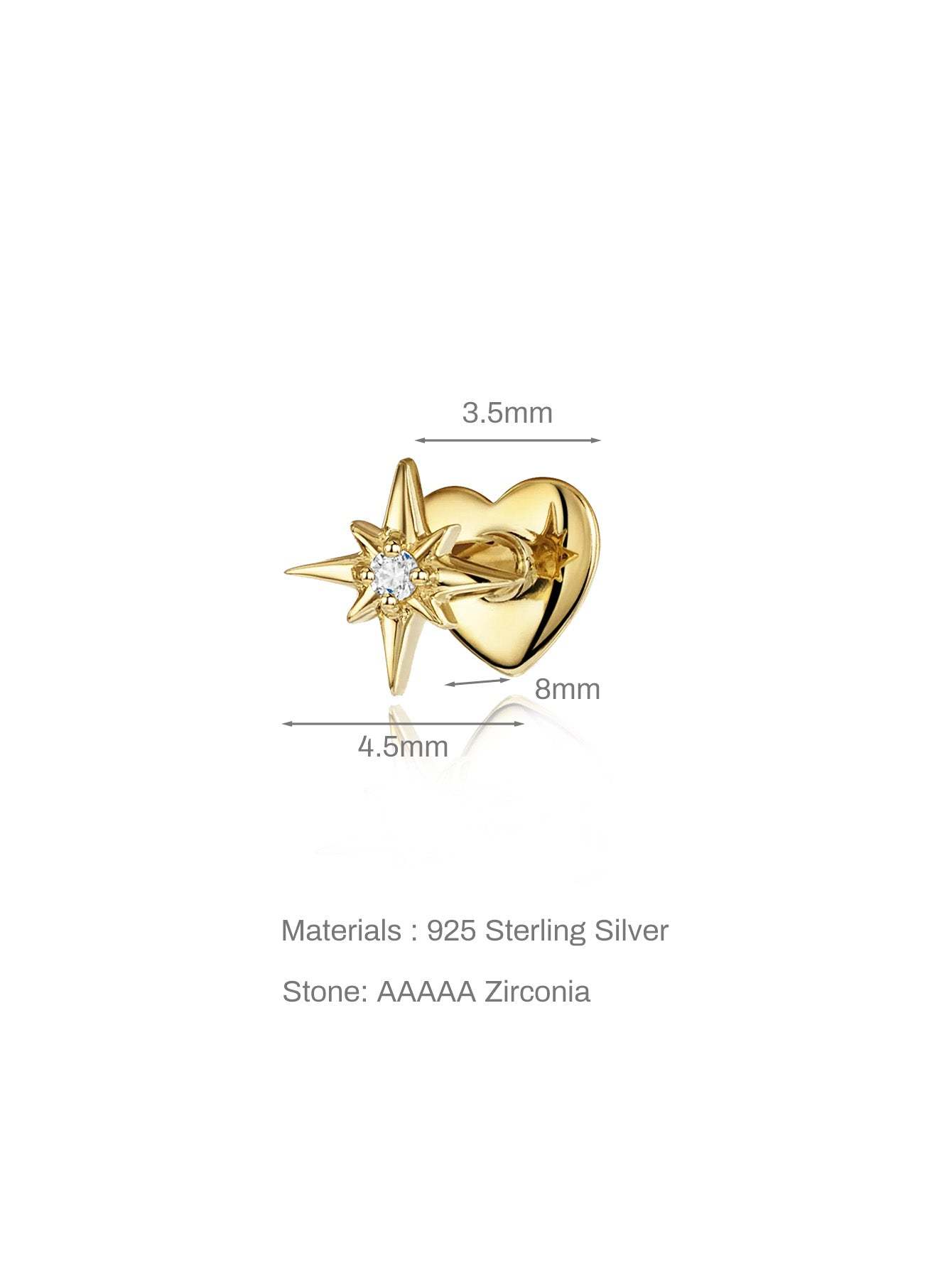 S925 Starry Ear Lovely Fashion Studs Earring Collection-Olarajewelry