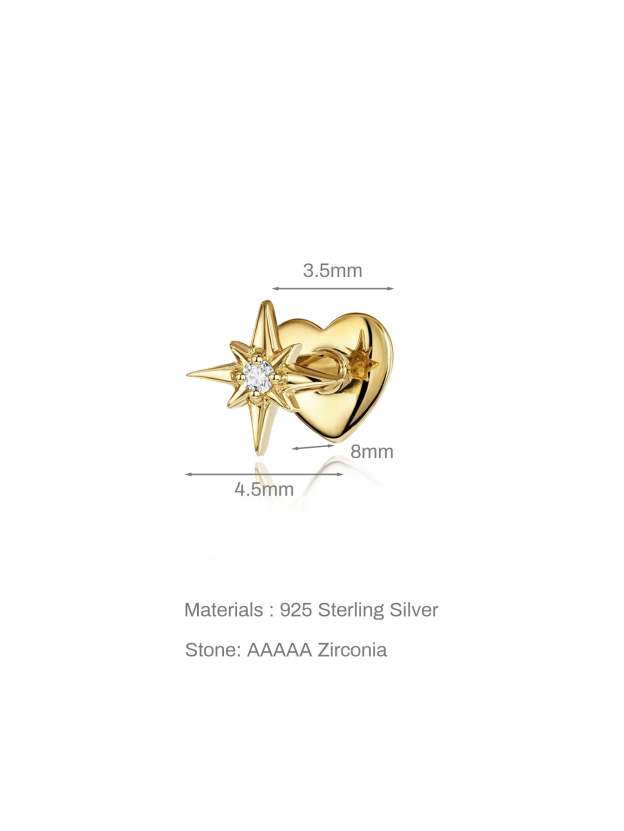 S925 Starry Ear Lovely Fashion Studs Earring Collection-Olarajewelry