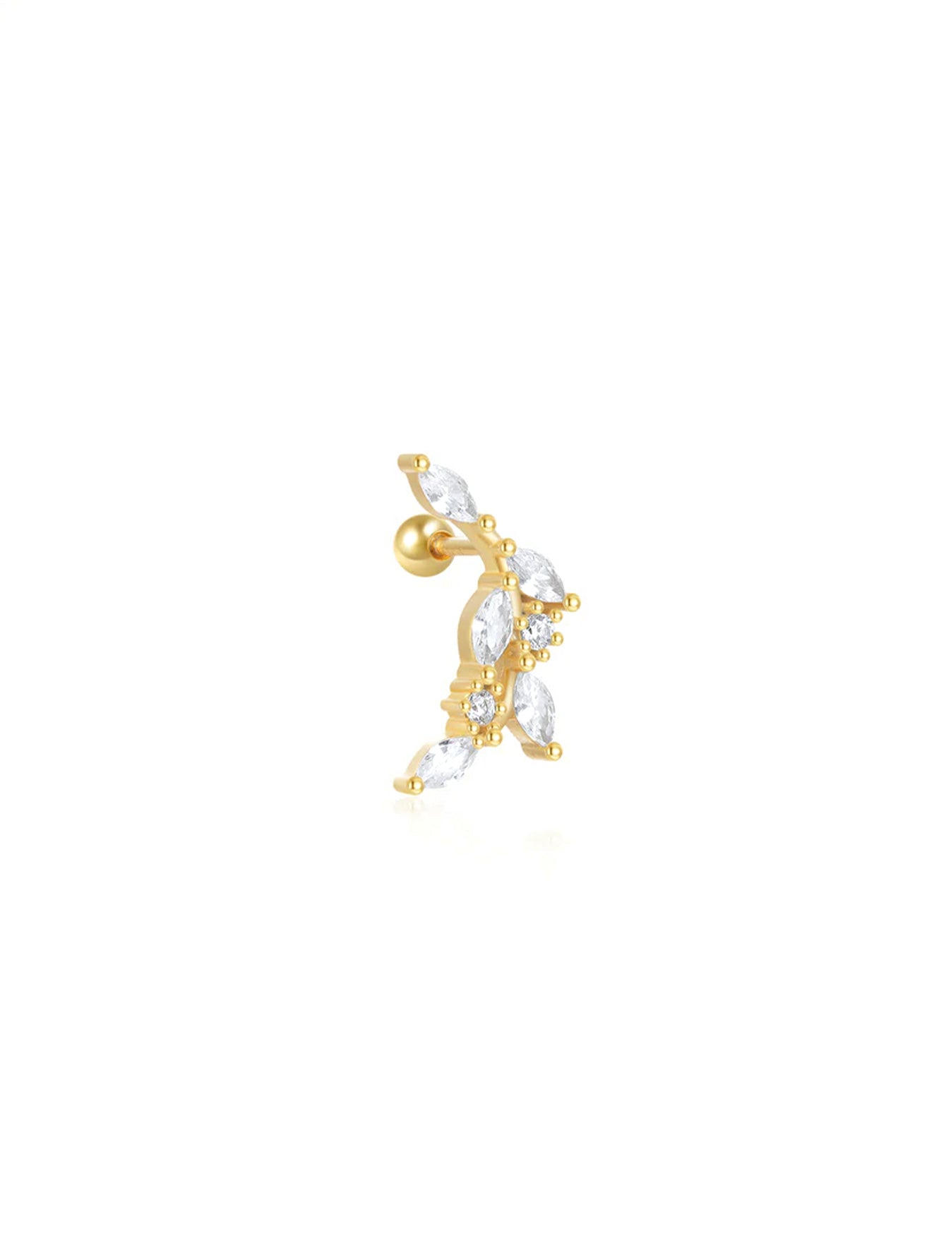 S925 Colorful Butterfly Leaf Earrings Series-Olarajewelry