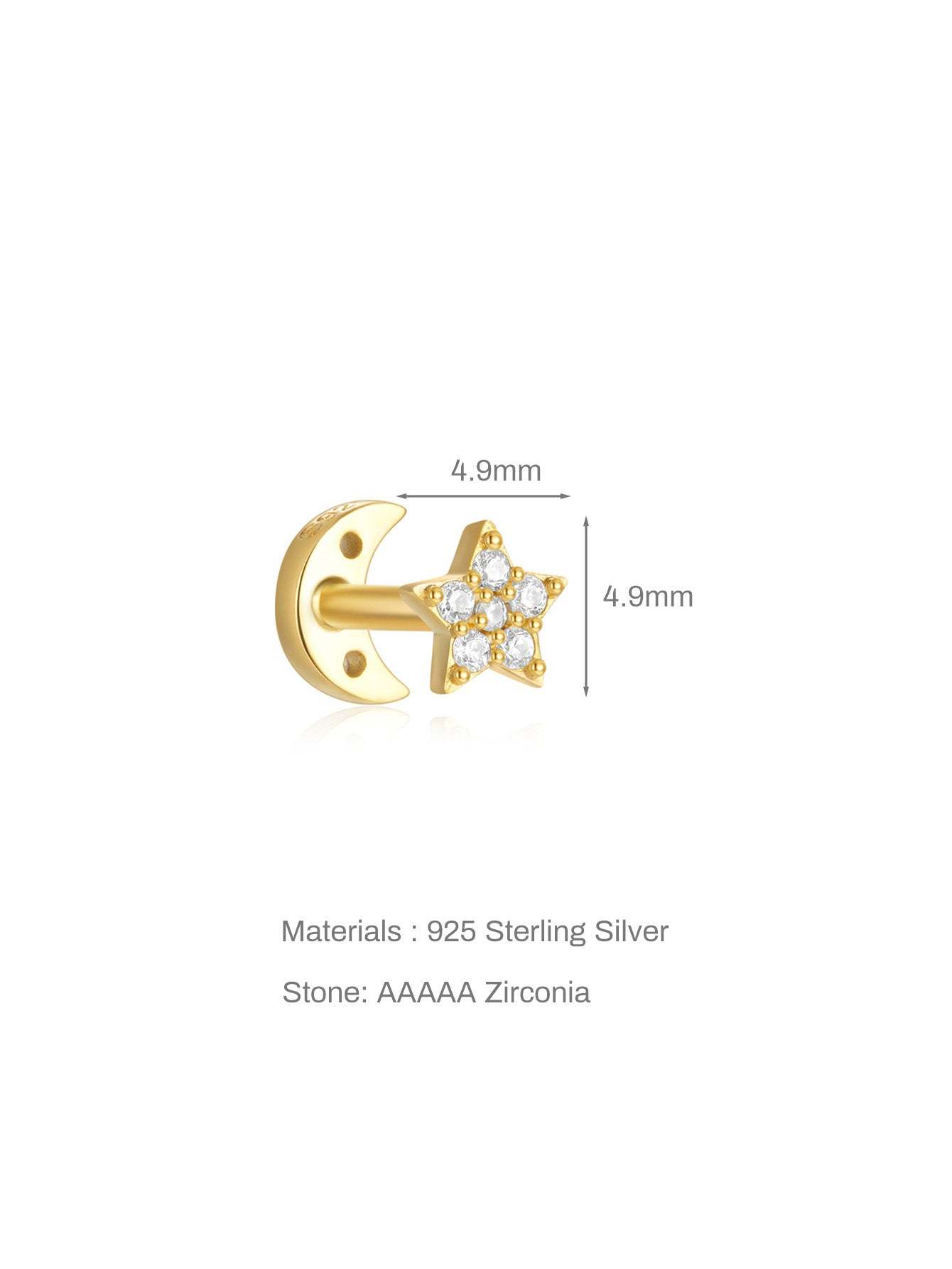 S925 Starry Ear Lovely Fashion Studs Earring Collection-Olarajewelry