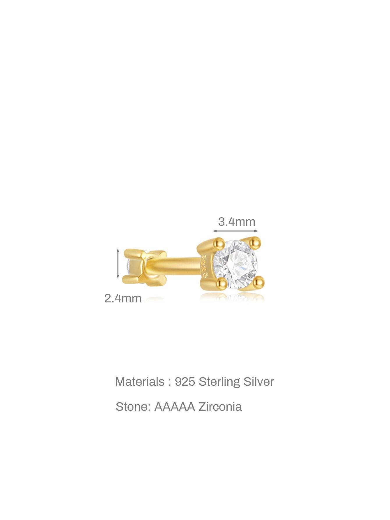 Water Drop Pendant Full Ear Fashion Hoop Stud Earring Collection-Olarajewelry