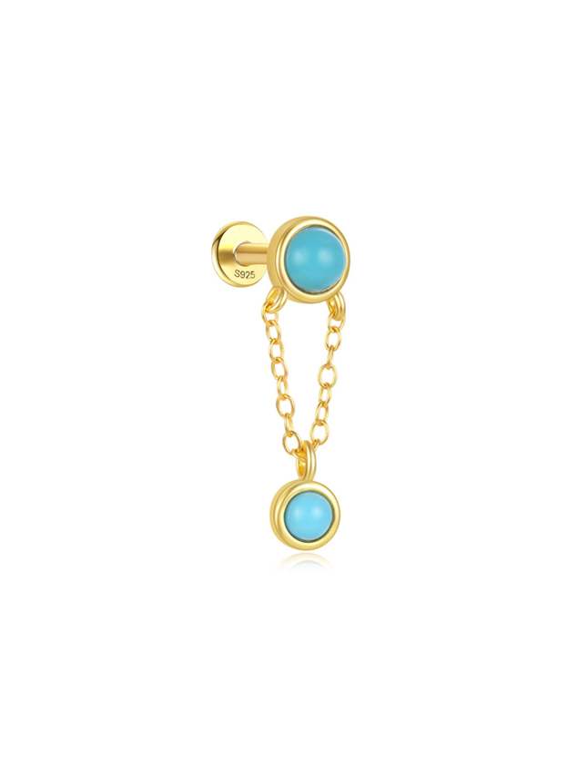 S925 Turquoise Versatile Earrings Stud Set-Olarajewelry