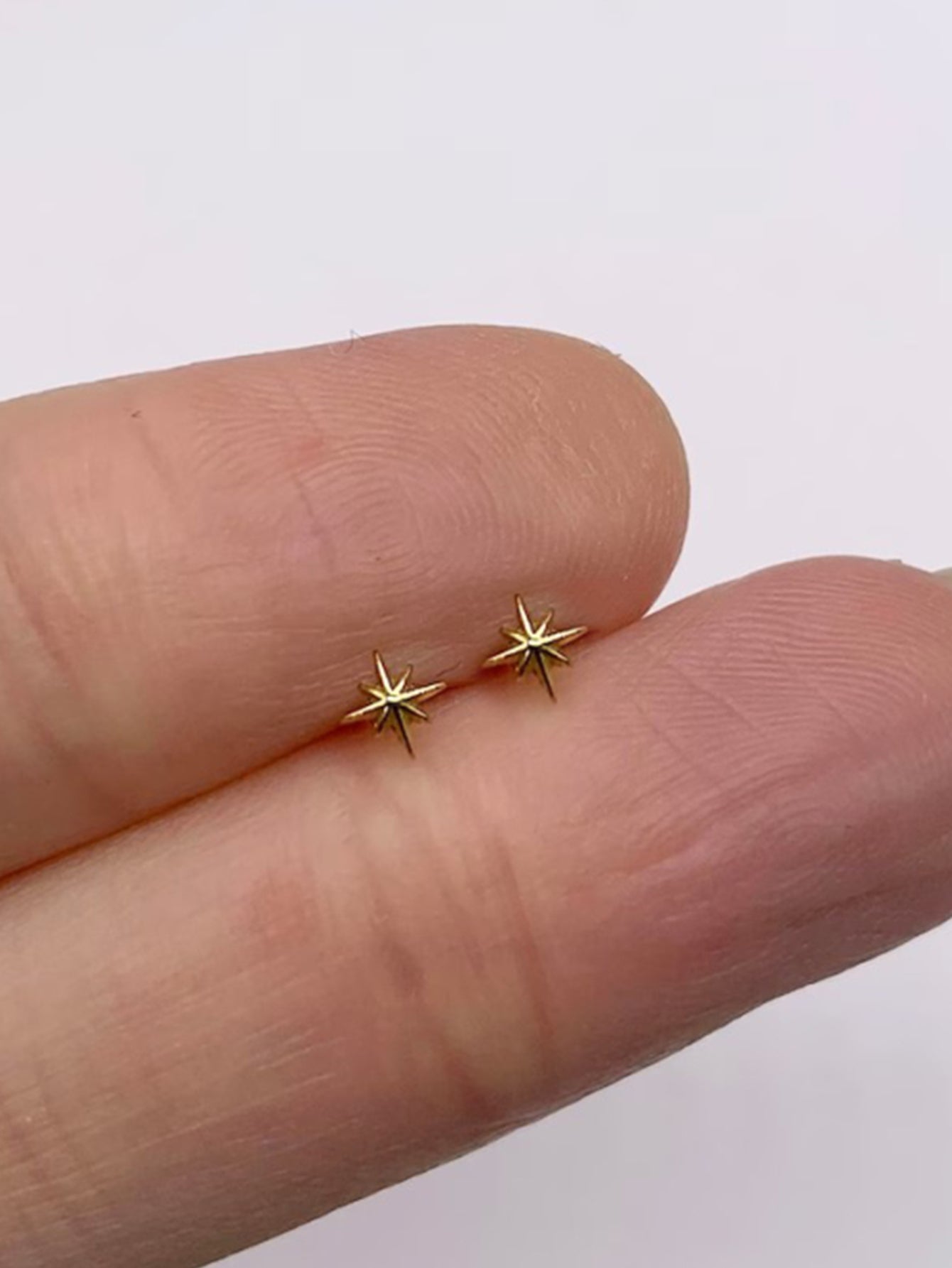 S925 Minimalist Solid Polestar Studs-Olarajewelry