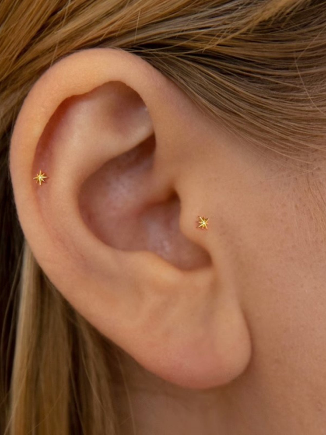 S925 Minimalist Solid Polestar Studs-Olarajewelry