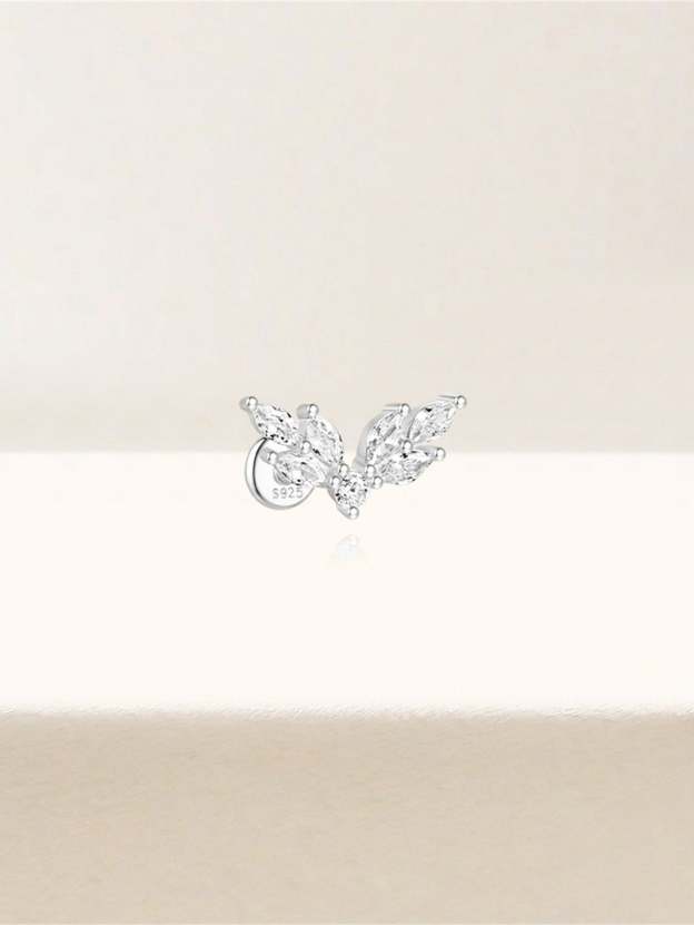 S925 Flying Wings Ear Piercing Stud-Olarajewelry