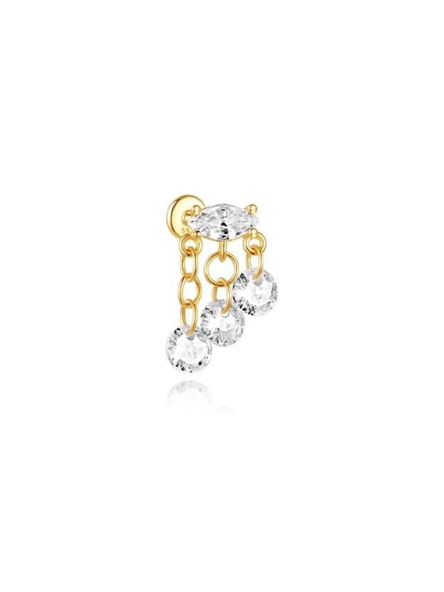 S925 Ice Crystal Gorgeous Pendant Earring Series-Olarajewelry