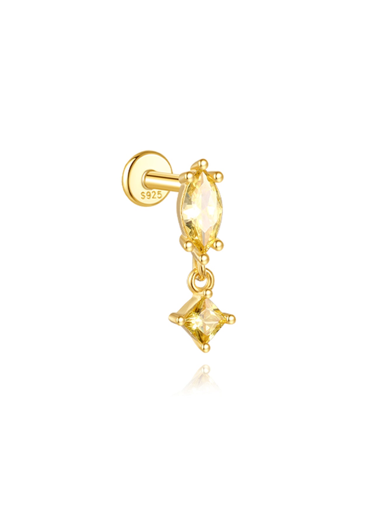 S925 Ice Crystal Gorgeous Pendant Earring Series-Olarajewelry