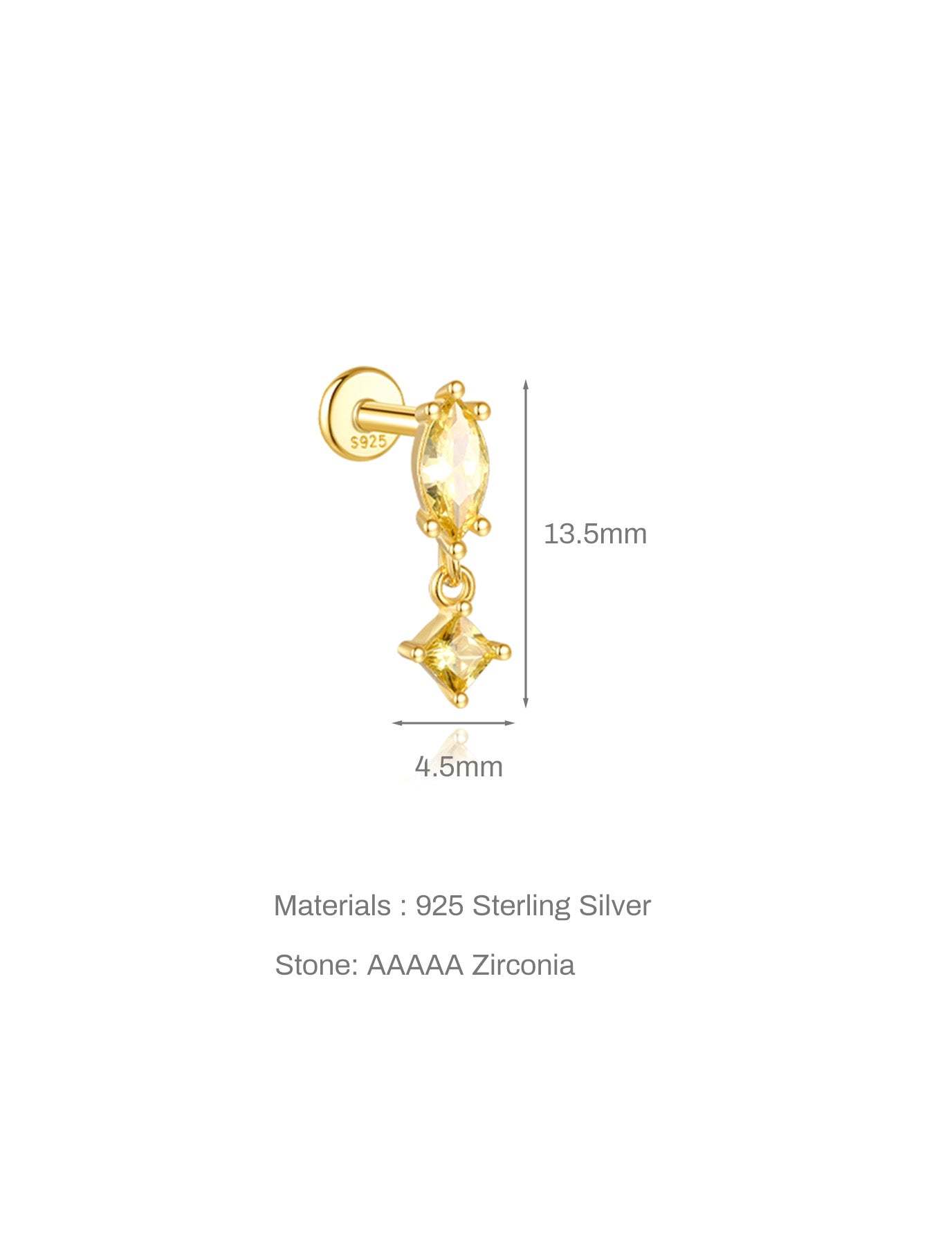 S925 Starry Ear Lovely Fashion Studs Earring Collection-Olarajewelry