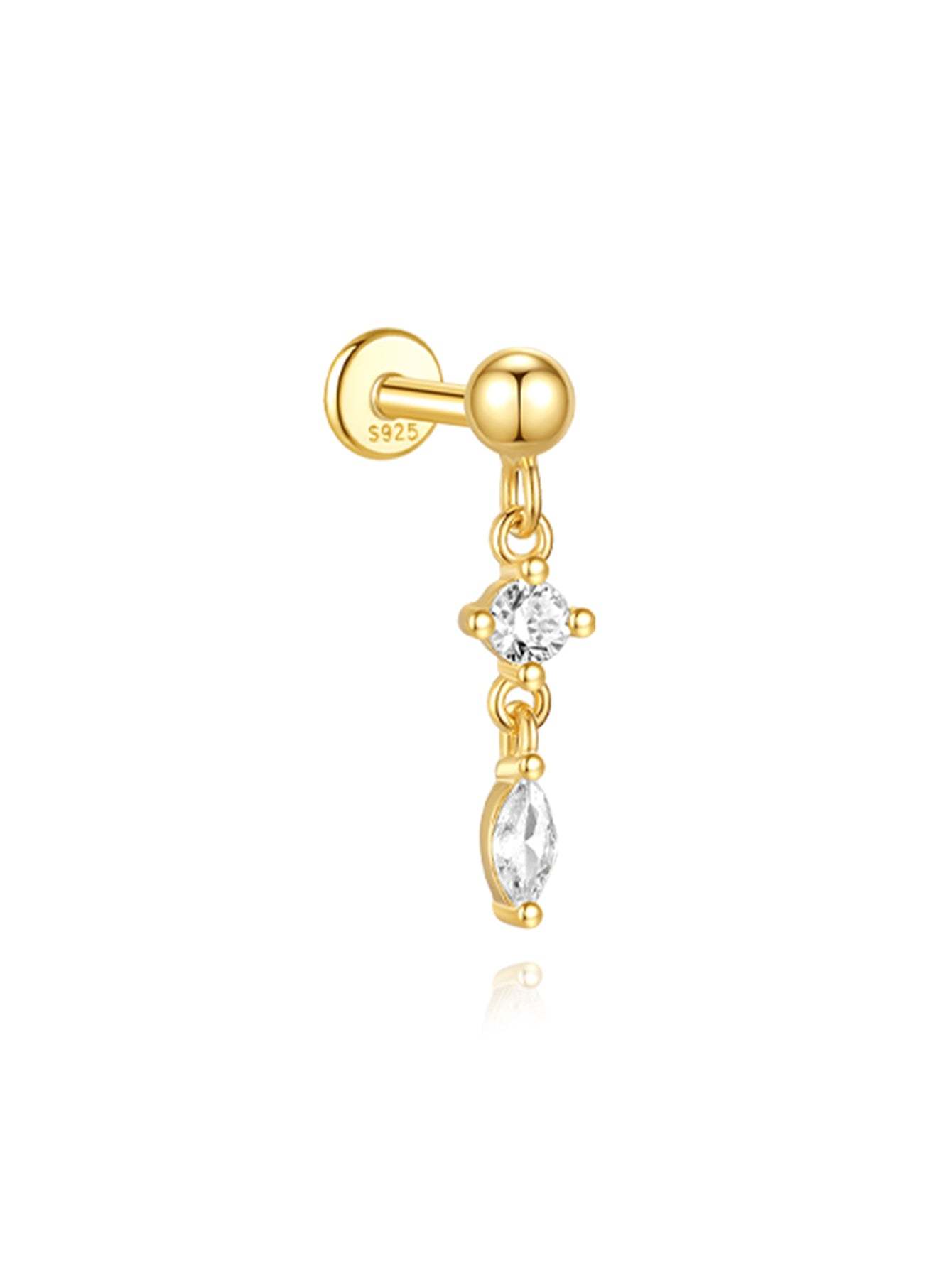 S925 Ice Crystal Gorgeous Pendant Earring Series-Olarajewelry