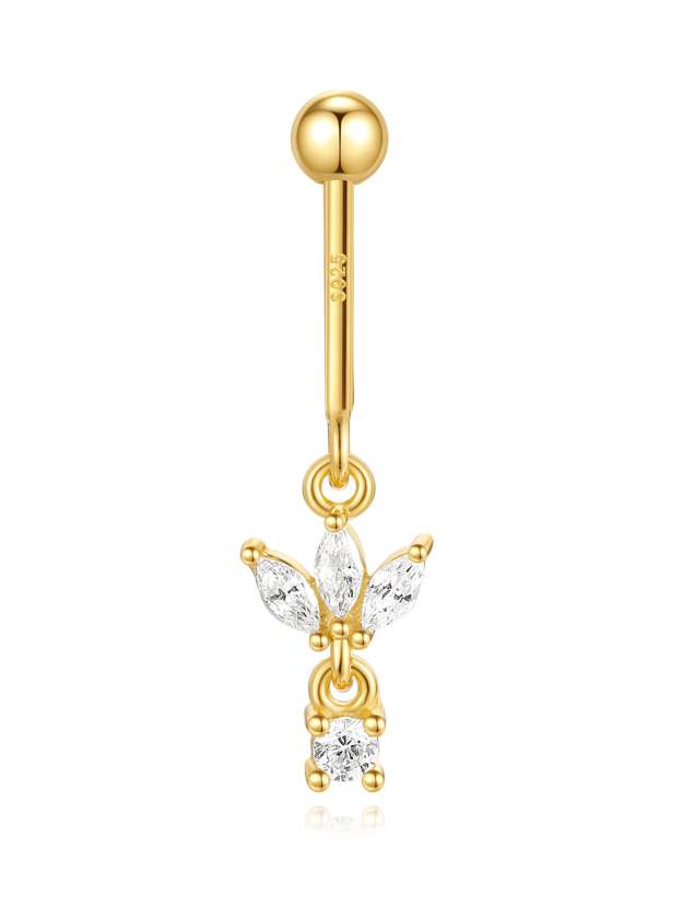S925 Crown Vertical Helix Ear Piercing Stud-Olarajewelry