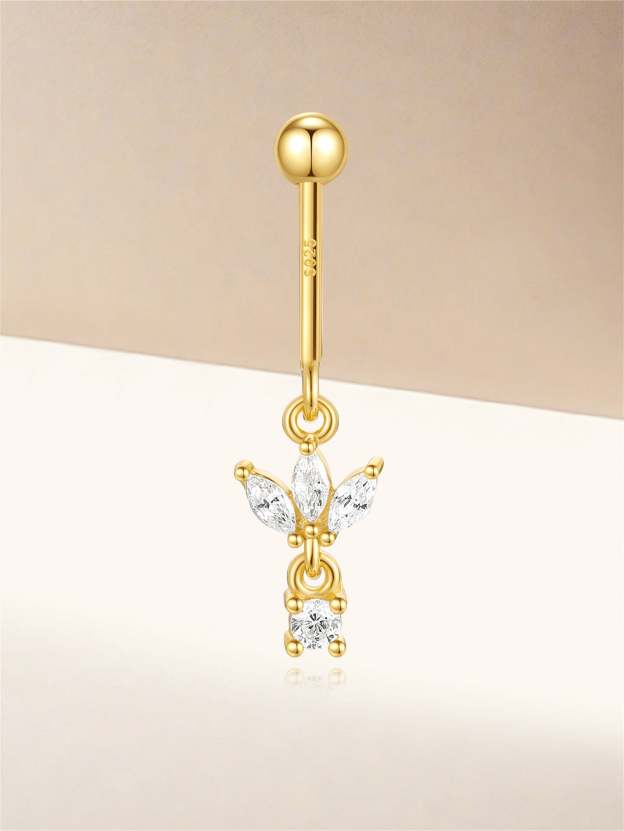 S925 Crown Vertical Helix Ear Piercing Stud-Olarajewelry