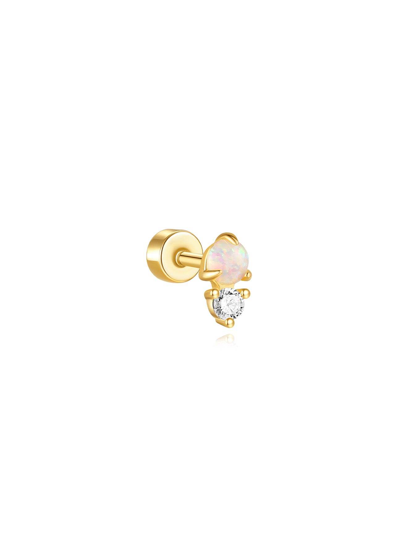S925 Opal Stud Earring Series-Olarajewelry