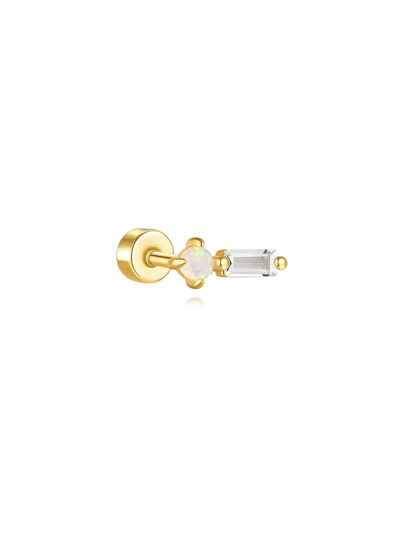 S925 Opal Stud Earring Series-Olarajewelry