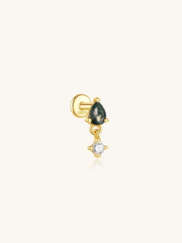 S925 Mini Pendant Ear Piercing Stud-Olarajewelry