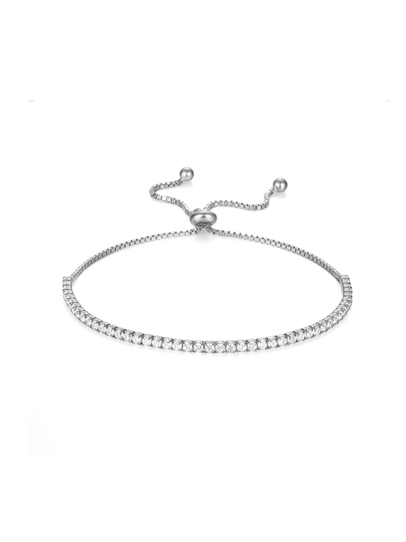 925 Sterling Silver Luxury Basic Tennis Bracelet-Olarajewelry