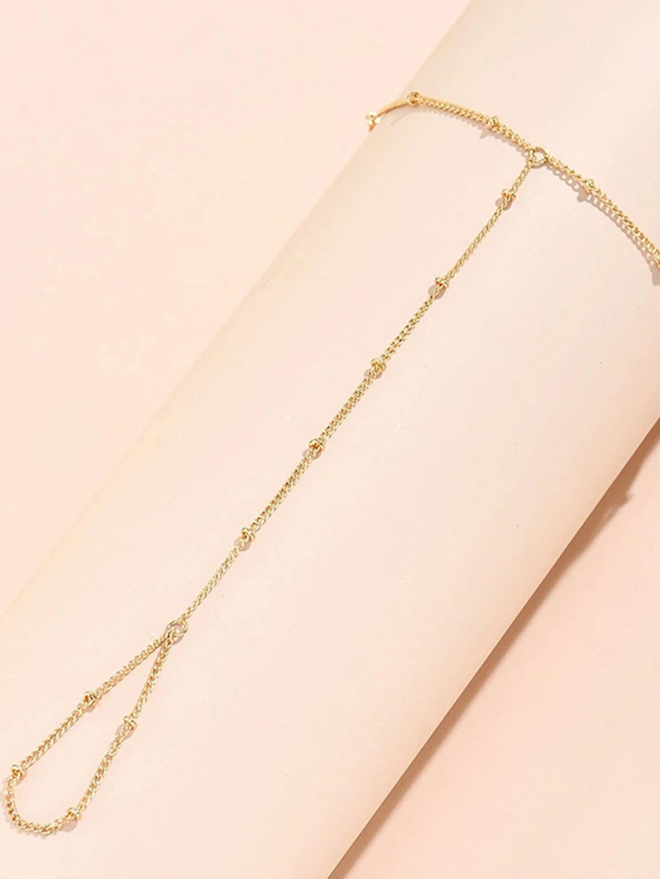 S925 Trendy Bead Satellite Cross-shaped Hand Link Chain Bracelet-Olarajewelry