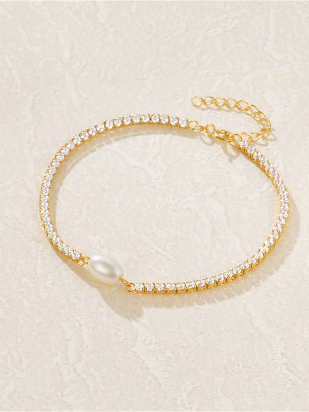 S925 Micro-Pavé Rivière Bracelet-Olarajewelry