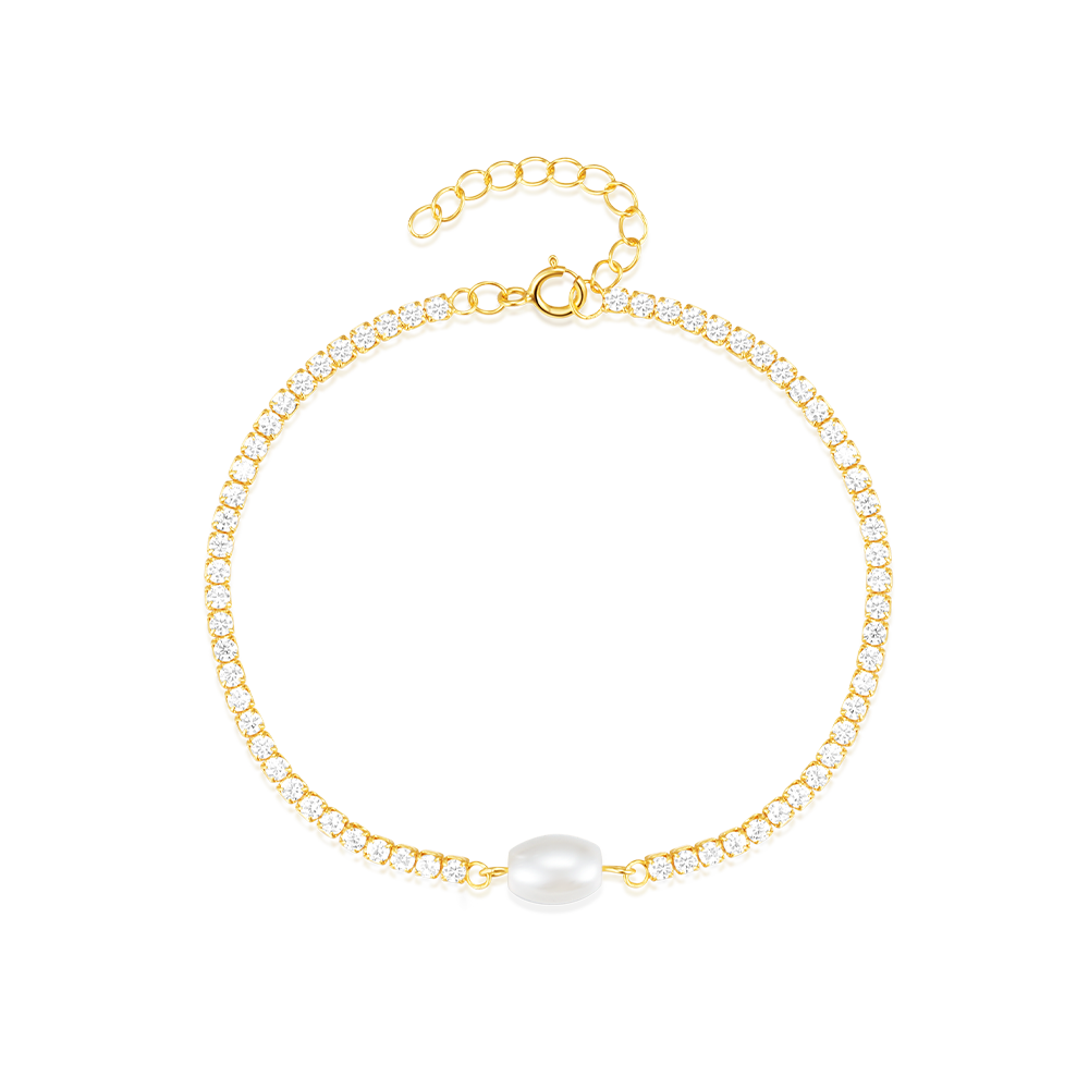 S925 Micro-Pavé Rivière Bracelet-Olarajewelry