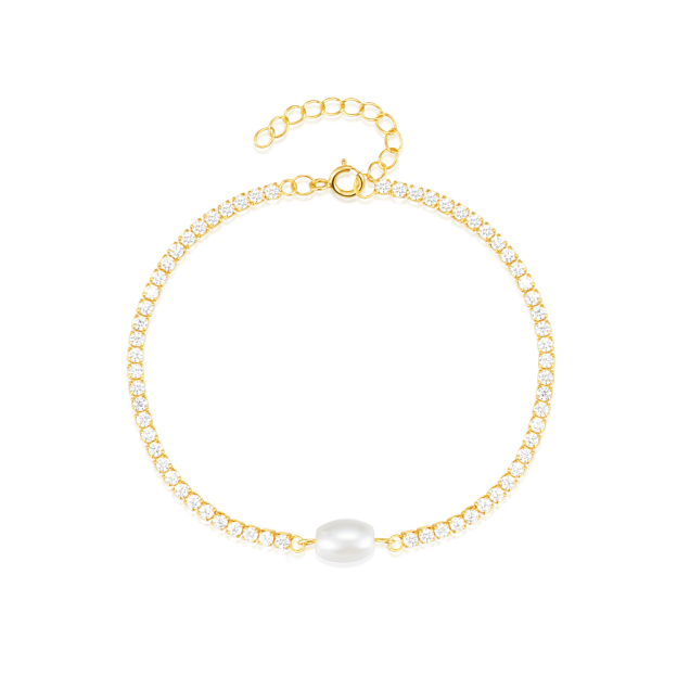 S925 Micro-Pavé Rivière Bracelet-Olarajewelry