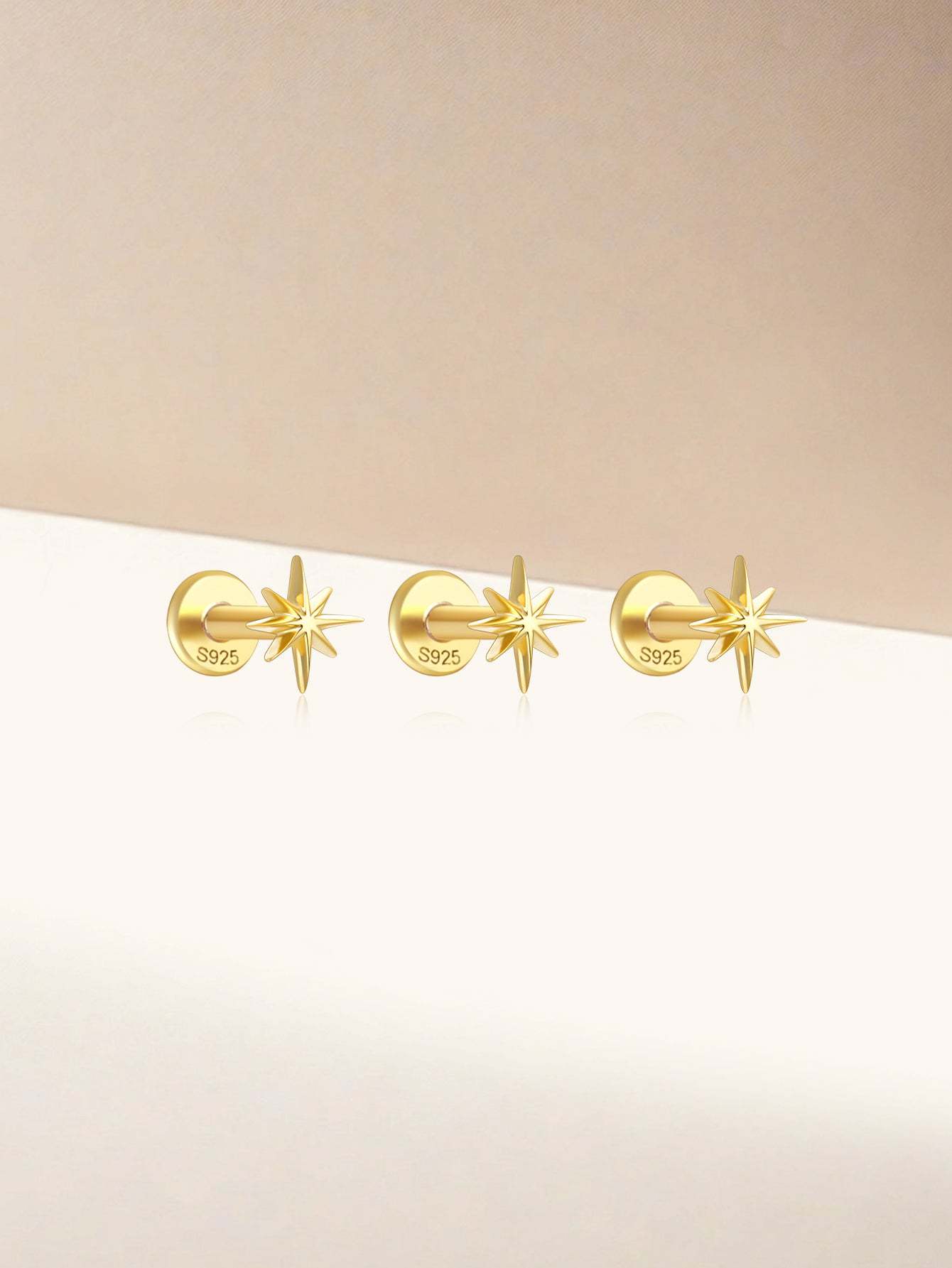 S925 Mini Star Ear Piercing Stud-Olarajewelry