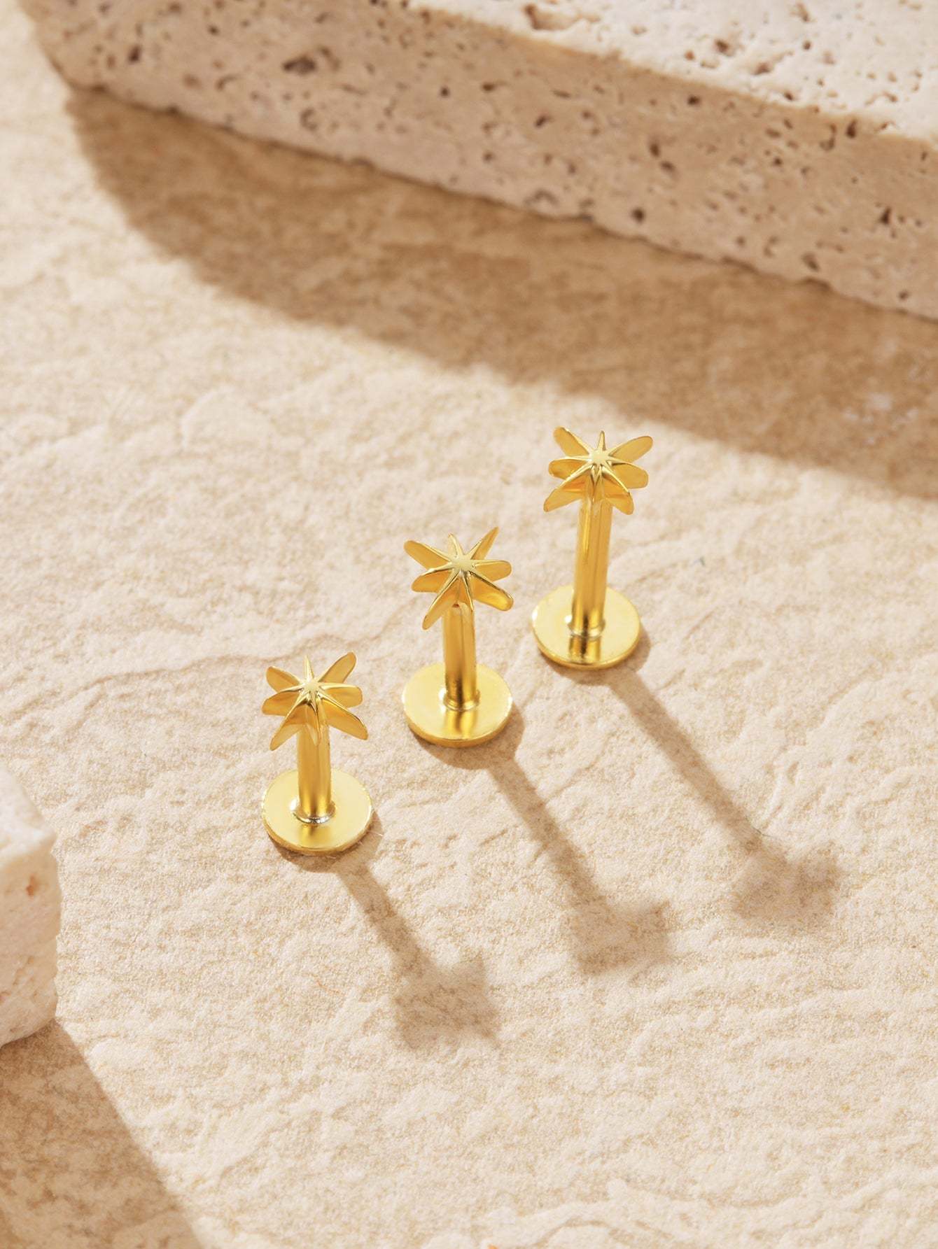 S925 Mini Star Ear Piercing Stud-Olarajewelry