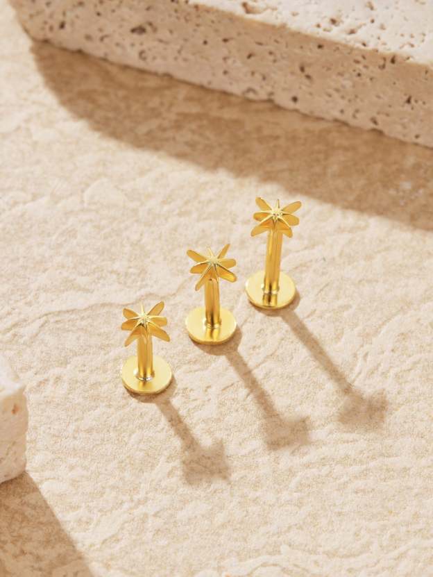 S925 Mini Star Ear Piercing Stud-Olarajewelry