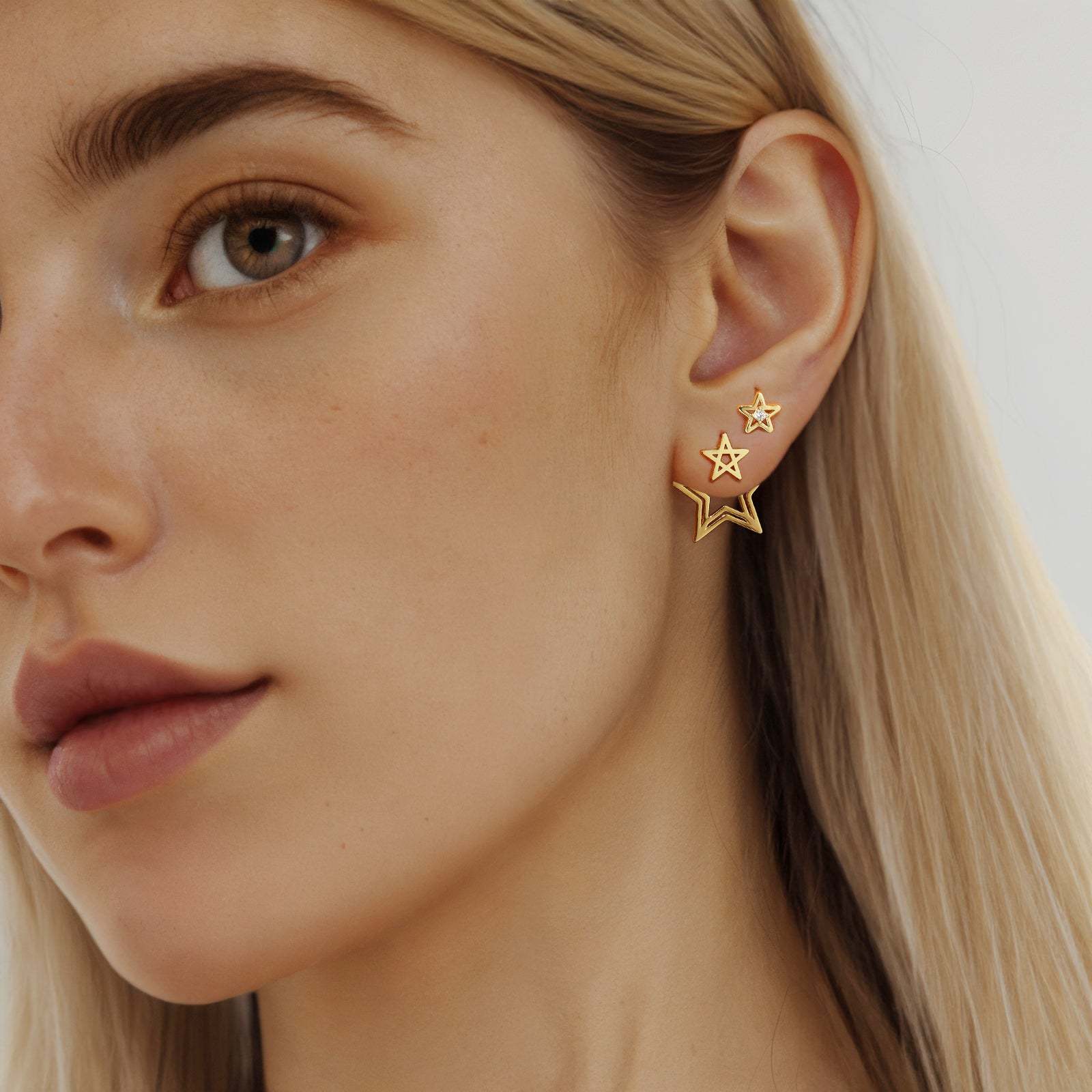 Elegant Star Stud Earring Series-Olarajewelry